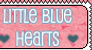 Little Blue Hearts Stamp 2