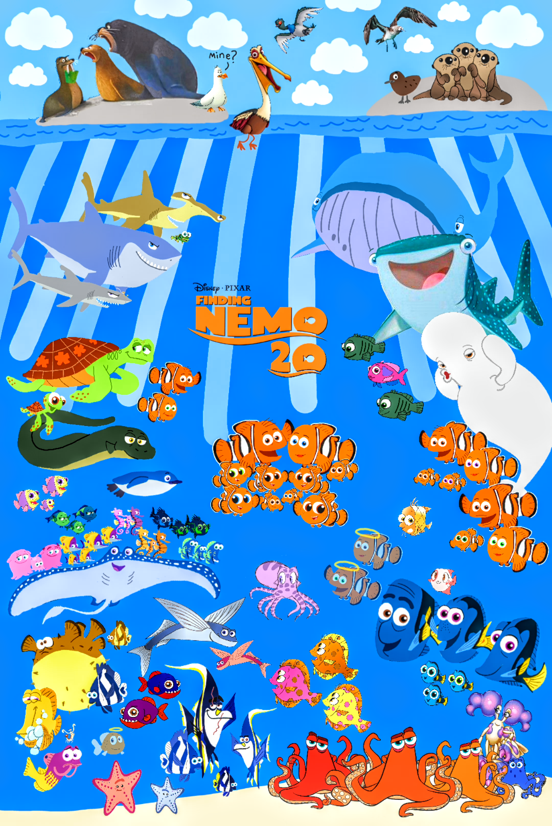 Finding Nemo 20 poster by joshuahooker on DeviantArt