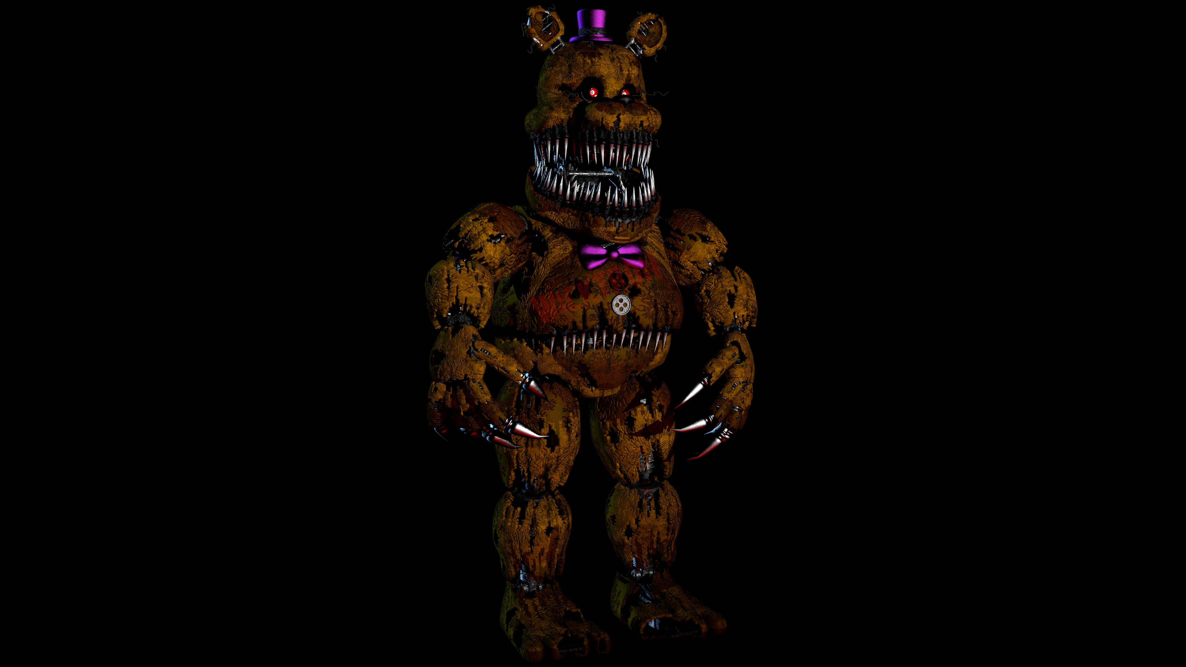 Nightmare Fredbear (FNaF 4 SFM Render) - 1 by MikeTHM93 on DeviantArt