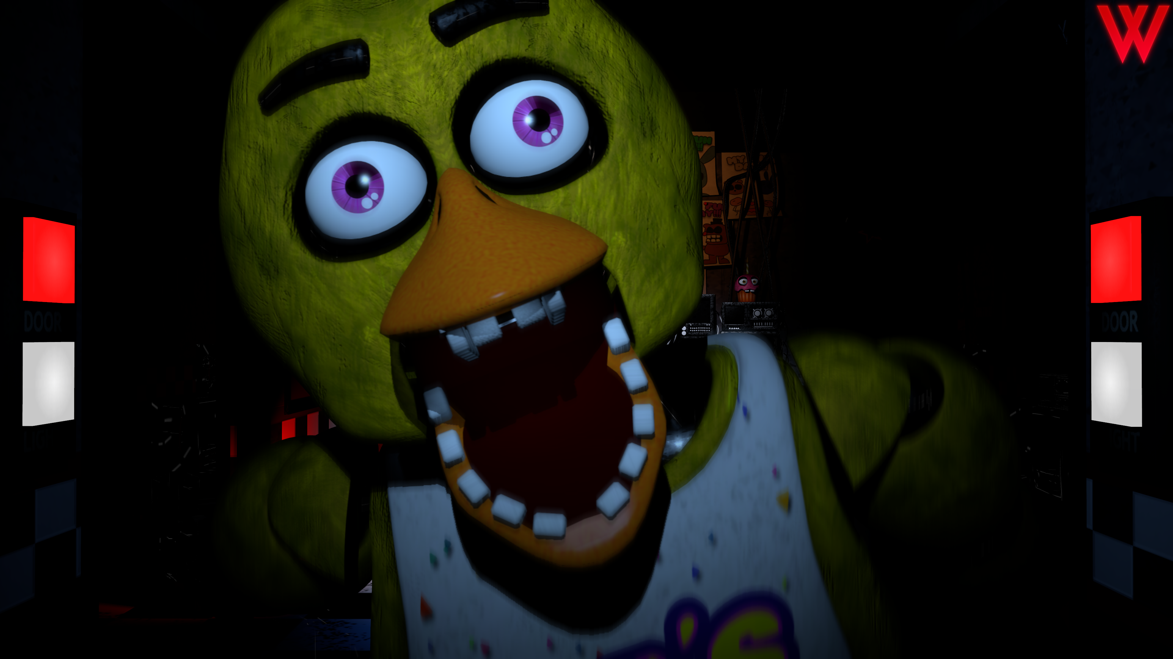 Chica Jumpscare (NONLETHAL) by SCH01 -- Fur Affinity [dot] net