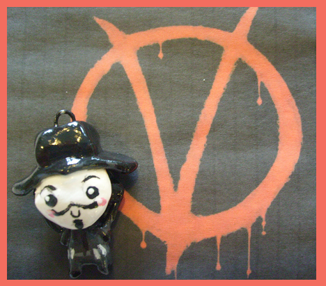 Chibi-Charms: V for Vendetta