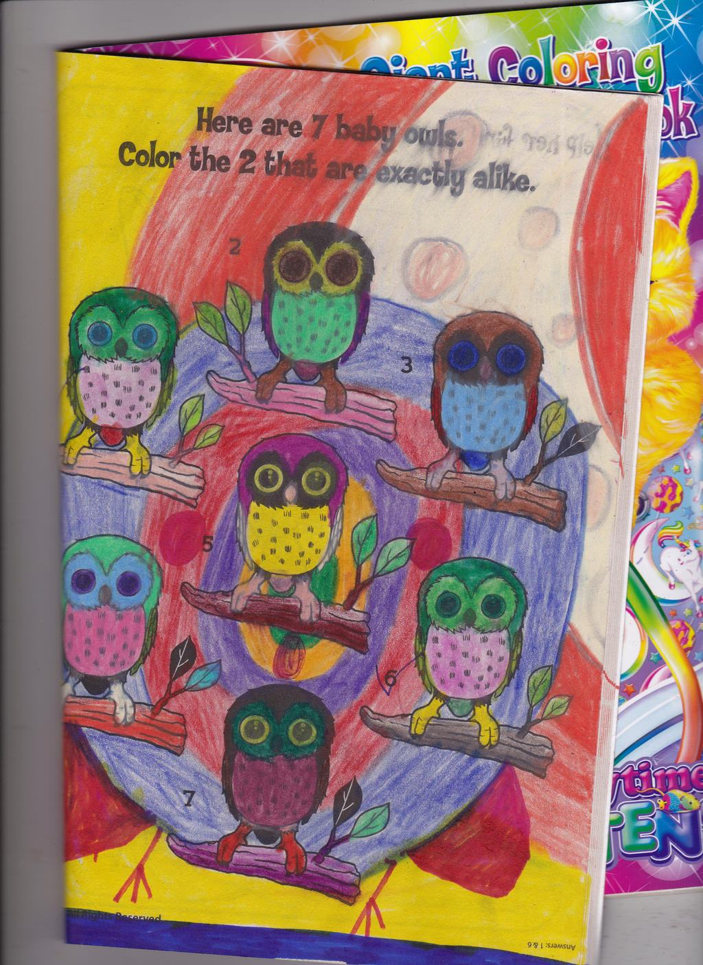 Download Lisa Frank Coloring Book Page By Omgpeeps On Deviantart