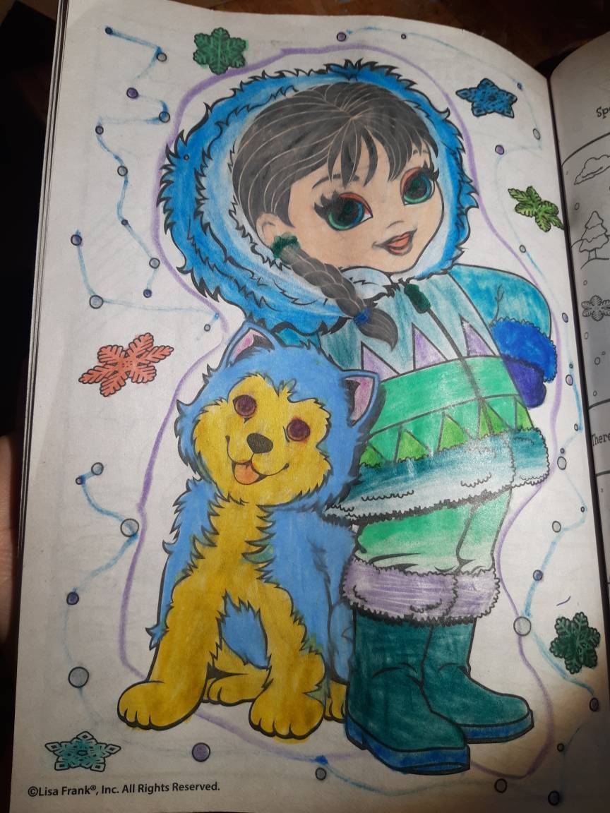 Lisa frank coloring book pages