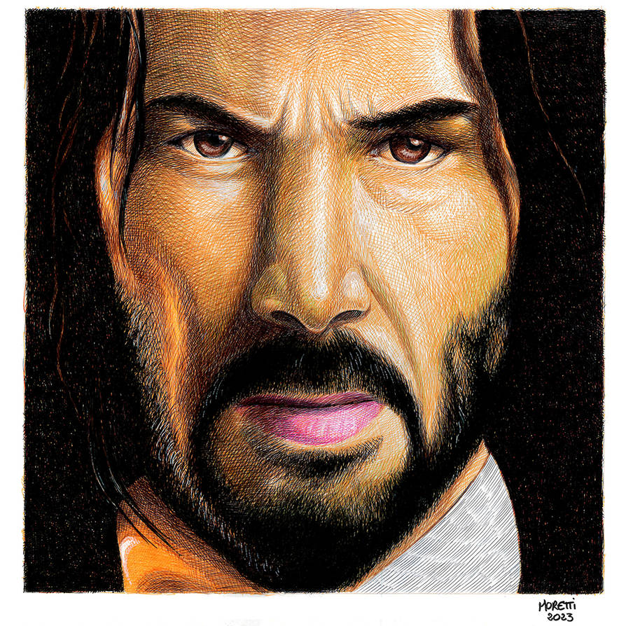 Keanu Reeves-John Wick by olivier77 on DeviantArt