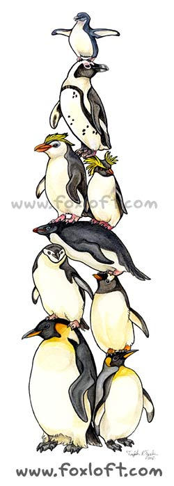 Penguin Stack Vector Penguin Stack by Foxfeather248 on DeviantArt