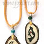 Seal and Sea Lion Totem Tagua Pendants