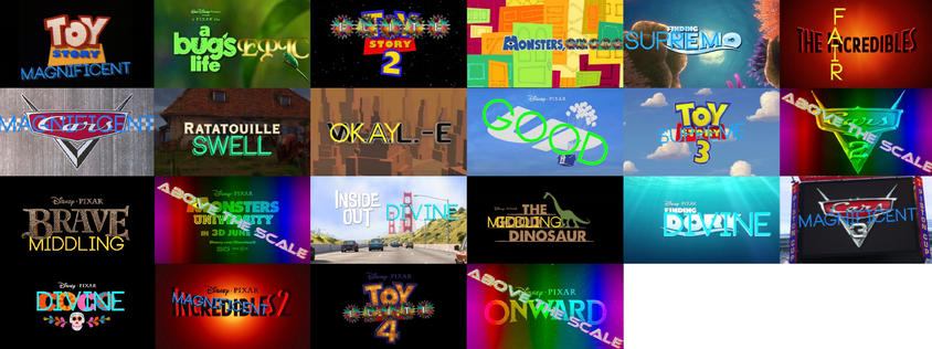 My Pixar Movies Scorecard By Spacething7474 On Deviantart My Pixar Movies Scorecard By Spacething7474 On Deviantart