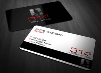 314 Design Studio logo n b-card...