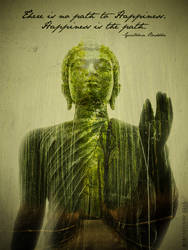 Buddha's path... double exposure