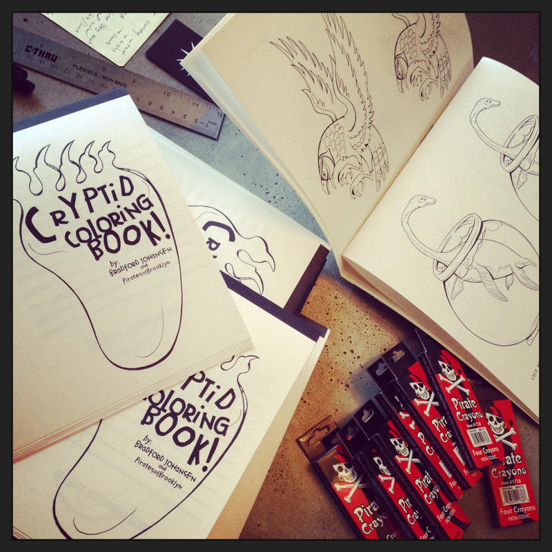 Cryptid Coloring Book by piratesofbrooklyn on DeviantArt