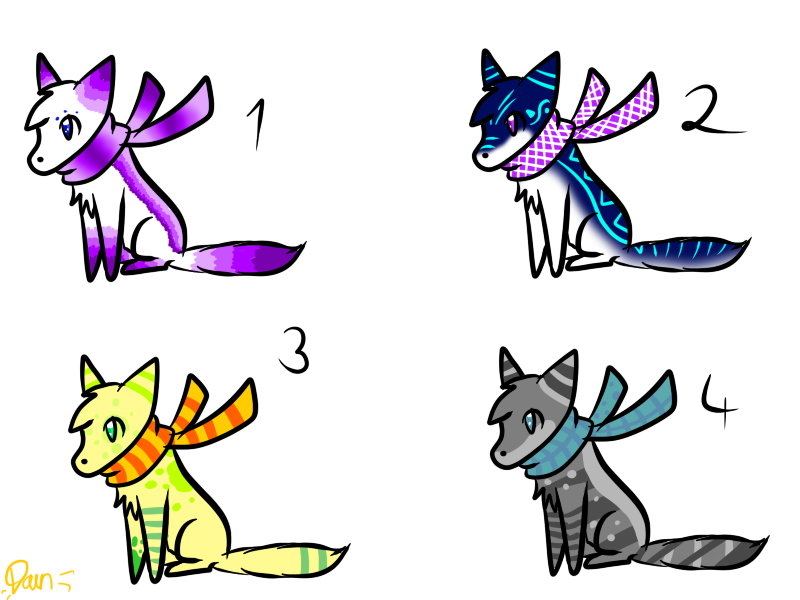 scarf fox adopts 2