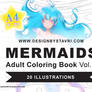 MERMAIDS Coloring Book