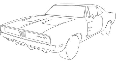 charger line-art
