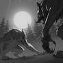 Werewolf brawl