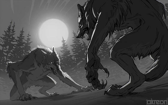 Werewolf brawl