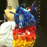 Dress made out of plastic bags