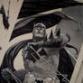 Batman/Commission/watercolor/inks