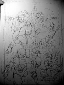 Uncanny X-Men First Class 2 Pencils