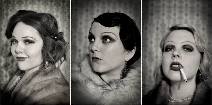 1920's flapper makeup