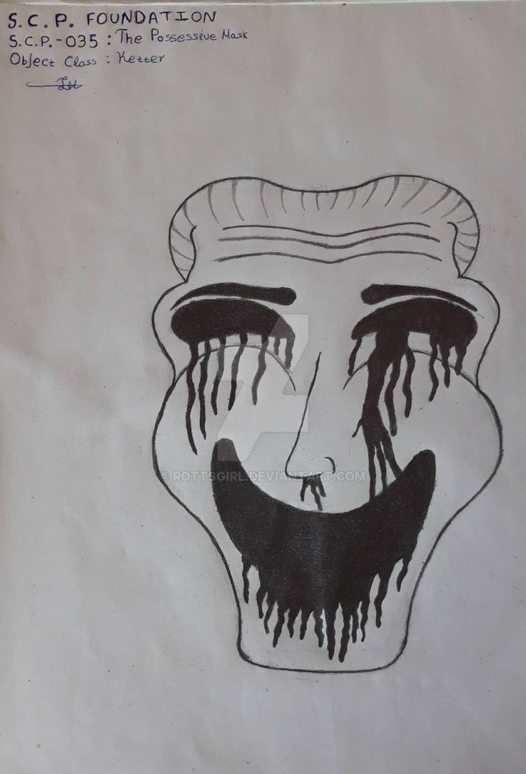 ArtMeExpress on X: So today I decided to draw SCP-035 - Possessive Mask  Check out SCP-035 -  Check out the SCP foundation -   #scp035 #scp035fanart #scp035art #scp  #scpfoundation #scpcontainmentbreach