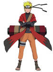 Naruto's enhanced Nine-Tails Chakra Mode by markkevinmanding on DeviantArt