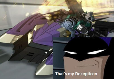 Megatron and Batman