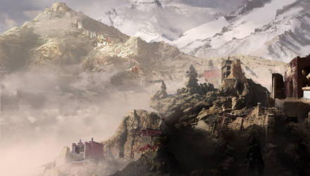 Tomb raider 2 remake Tibet concept.