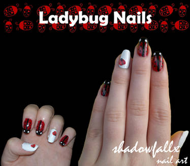 Ladybug Nails