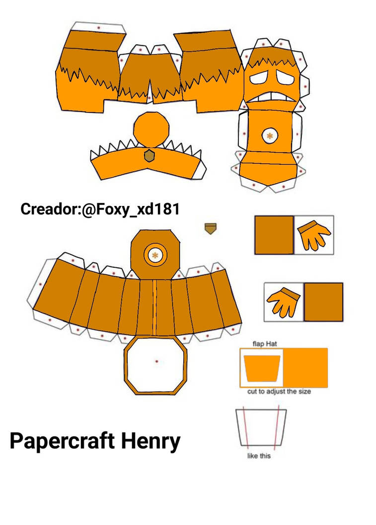 Papercraft Henry Fnaf by Papercraft2009 on DeviantArt