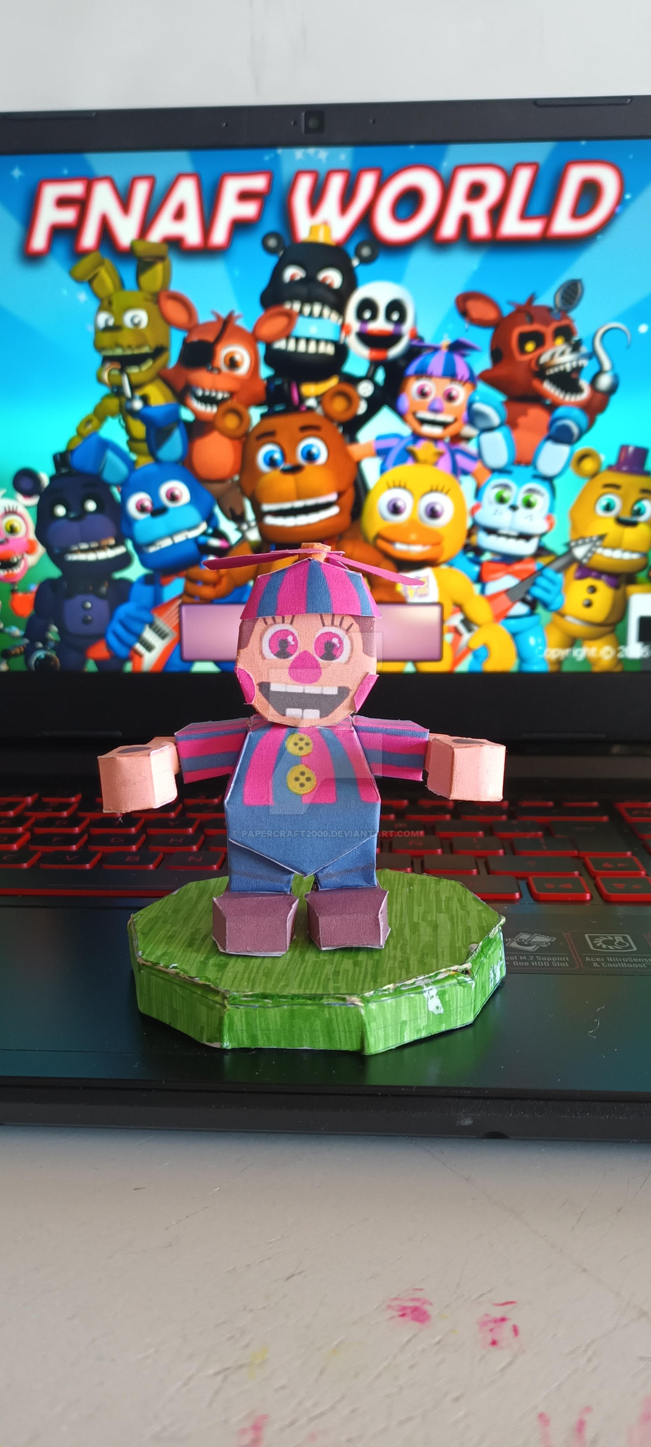 Papercraft Fnaf world Adventure JJ by Papercraft2009 on DeviantArt