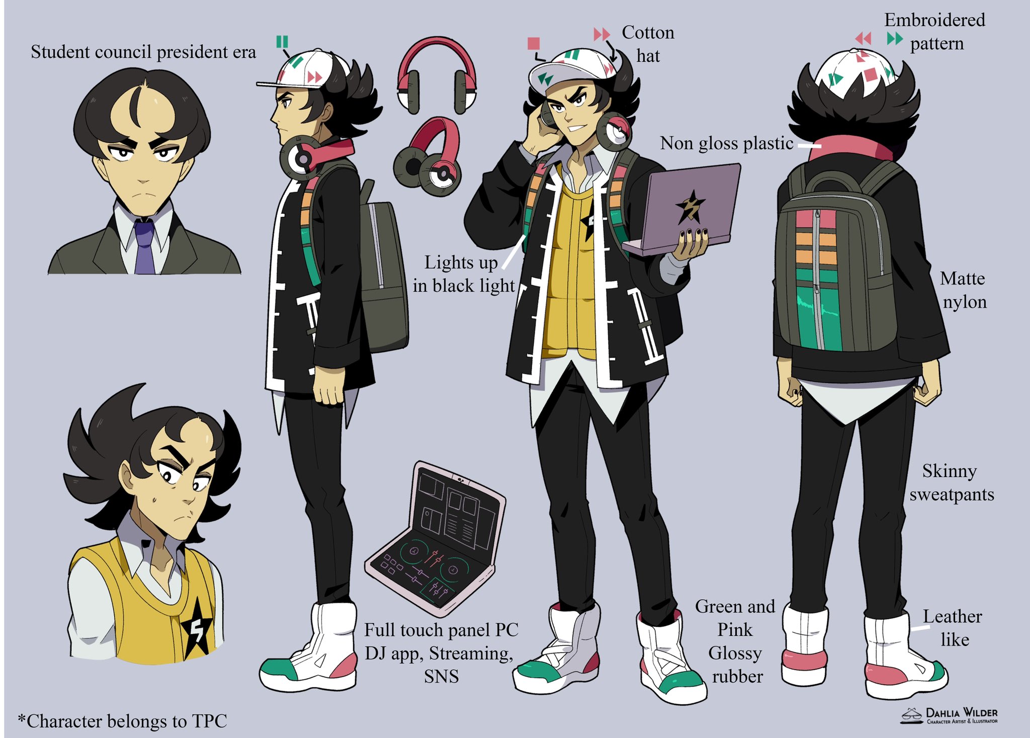 Pokemon SV Artbook Redraw - Giacomo