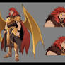 Commission - Character ref sheet - Kaisaras