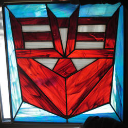 Decepticon Stained Glass