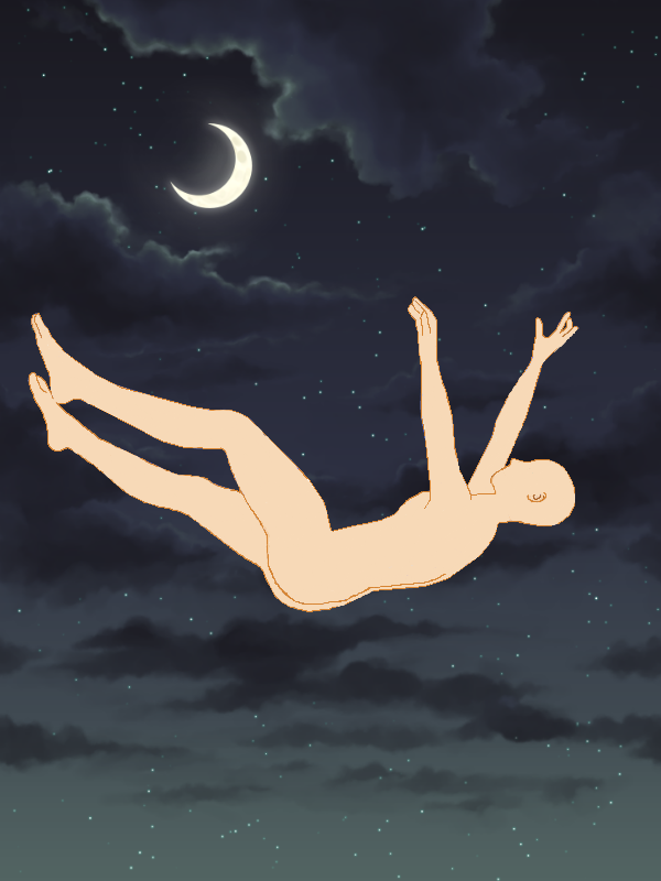 photo Falling Person Drawing Anime falling backwards anime girl falling base