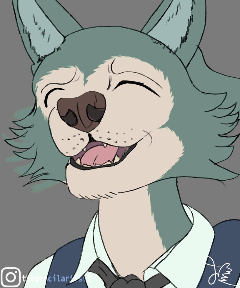 Legoshi flat colours by jbcodename on DeviantArt