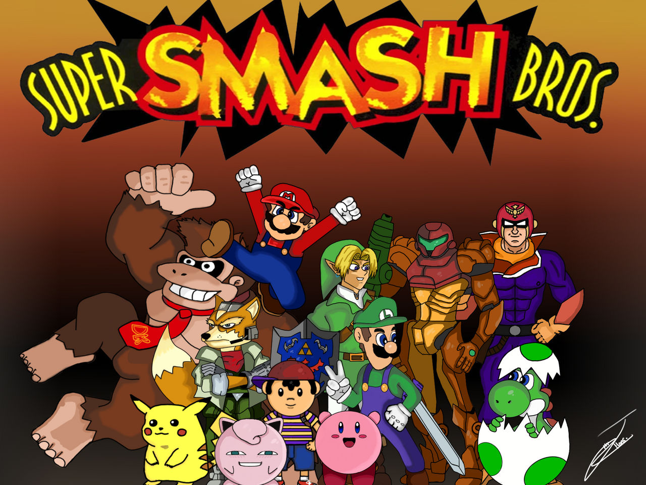 Super Smash Bros. 64 Roster by MrJhons900 on DeviantArt