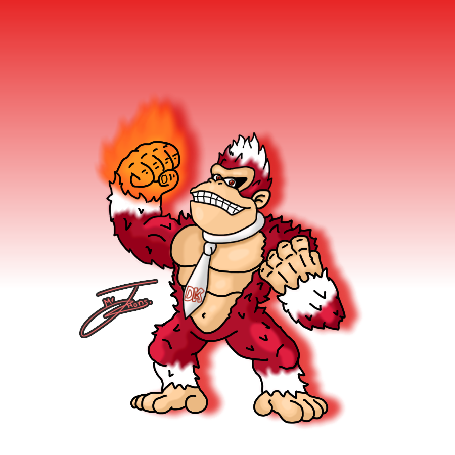 Fire Donkey Kong By MrJhons900 On DeviantArt fire-donkey-kong-by-mrjhons900-on-deviantart