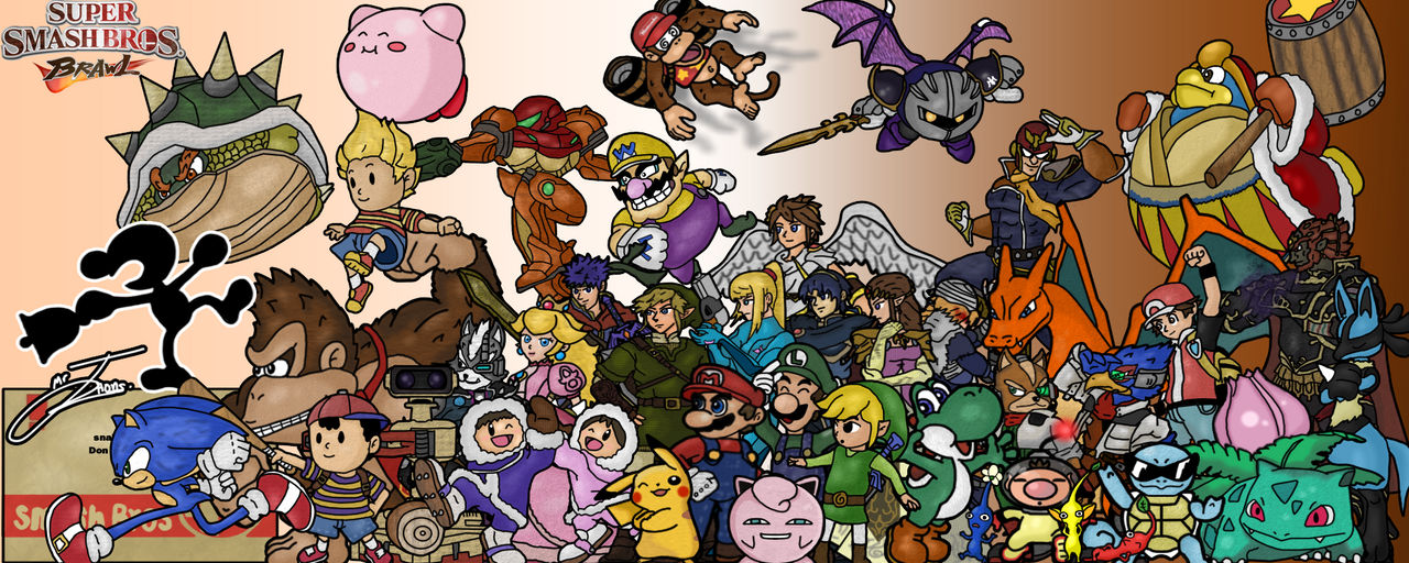 Super Smash Bros. Brawl Roster by MrJhons900 on DeviantArt