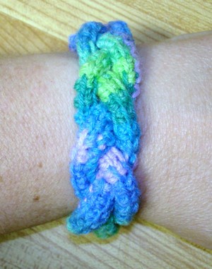 Crochet Braided Bangle