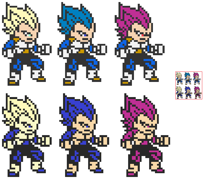 I made SS blue evolution Vegeta 🔹✨🔷✨🔹 : r/AnimeART