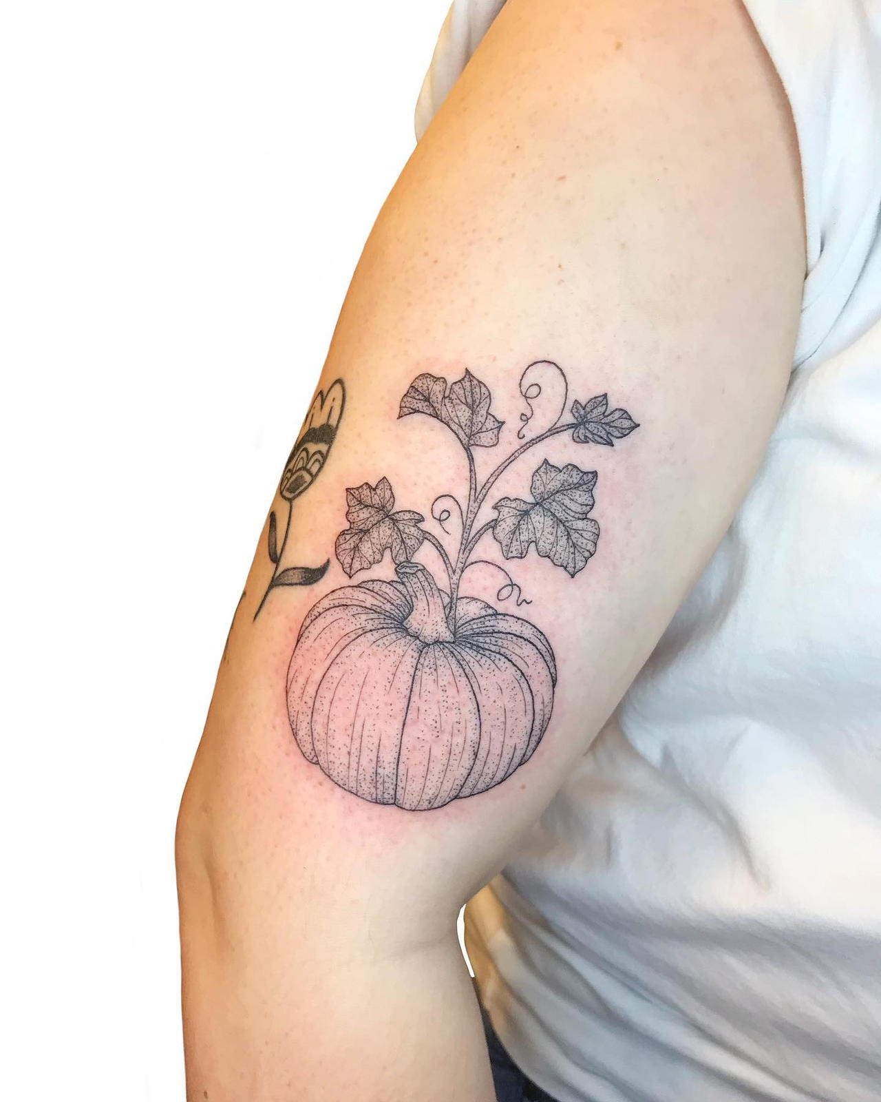 Dotwork Pumpkin Tattoo by BloomAndGloom on DeviantArt