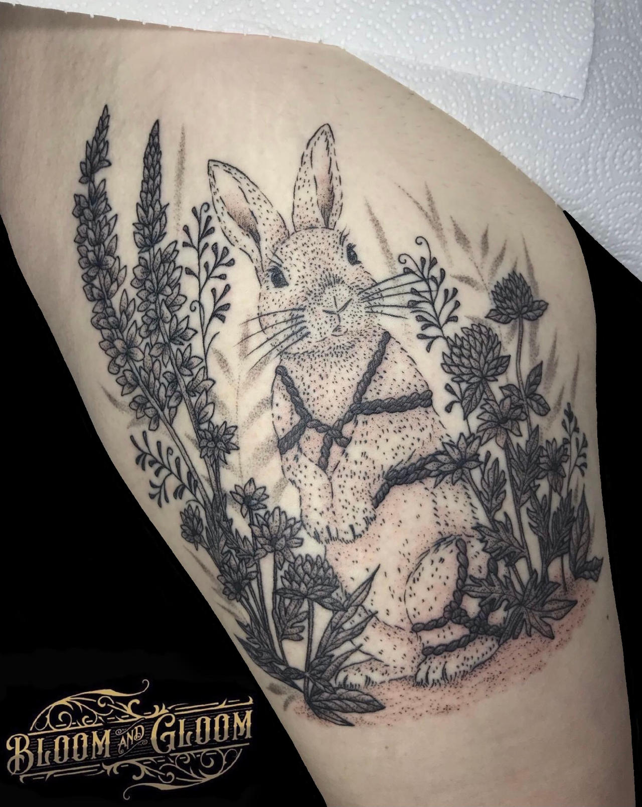 Shibari Rope Bunny Tattoo by Bex by BloomAndGloom on DeviantArt