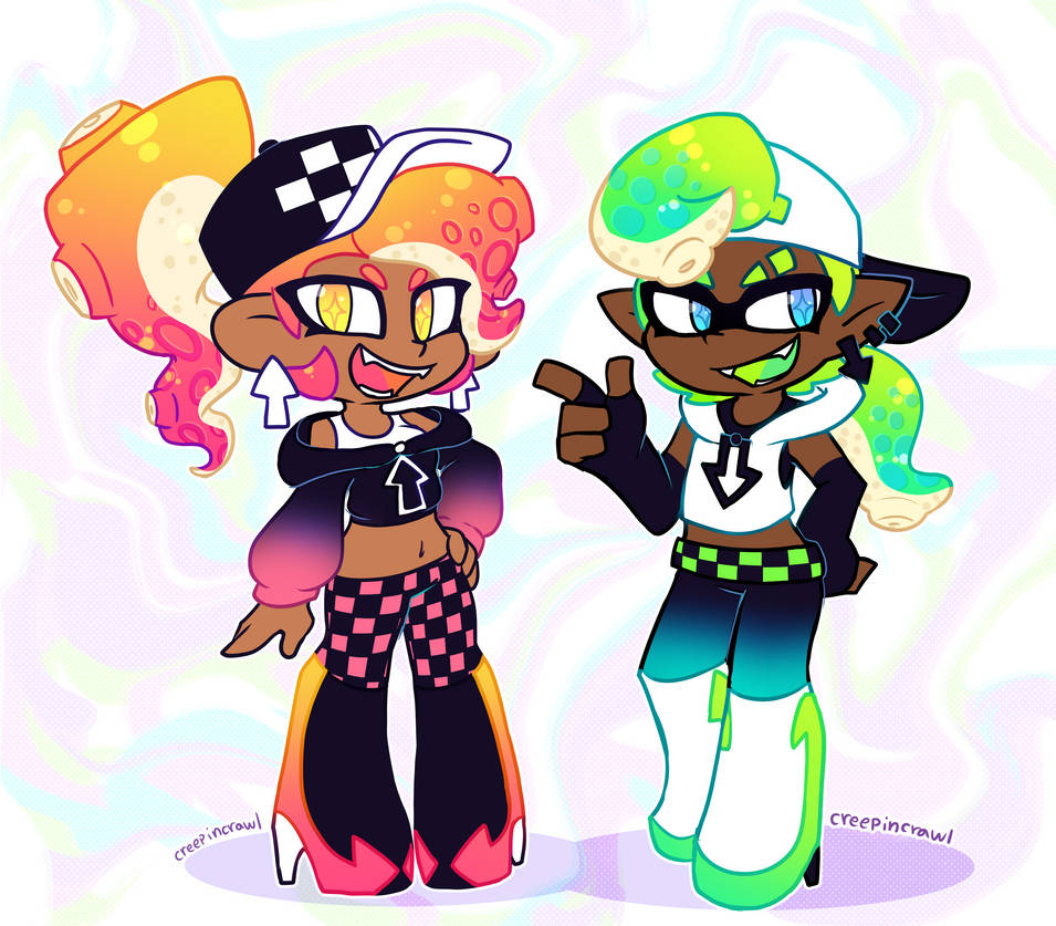Splatoon Fanmade Fanmade Splatoon Idols - Calamotion! by creepincrawlart on DeviantArt