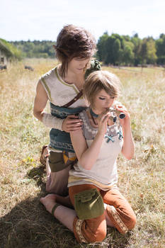 Zelda Twilight Princess - Link and Ilia cosplay