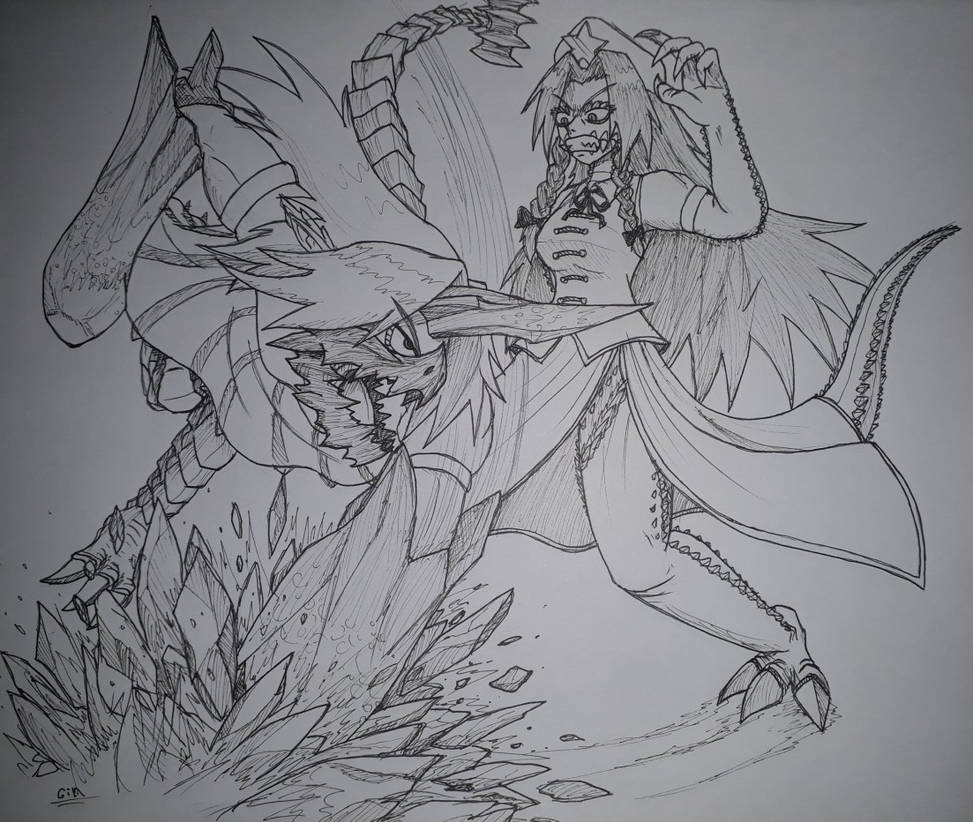 Brachydios Vs Deviljho Touhou Version By Gin Virinoise On Deviantart