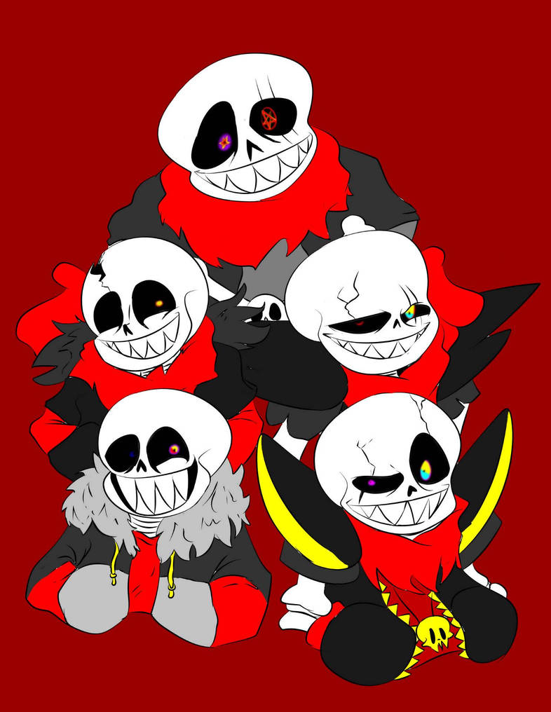 all fellswap dustbelief(not mine 7) by xiongao on DeviantArt