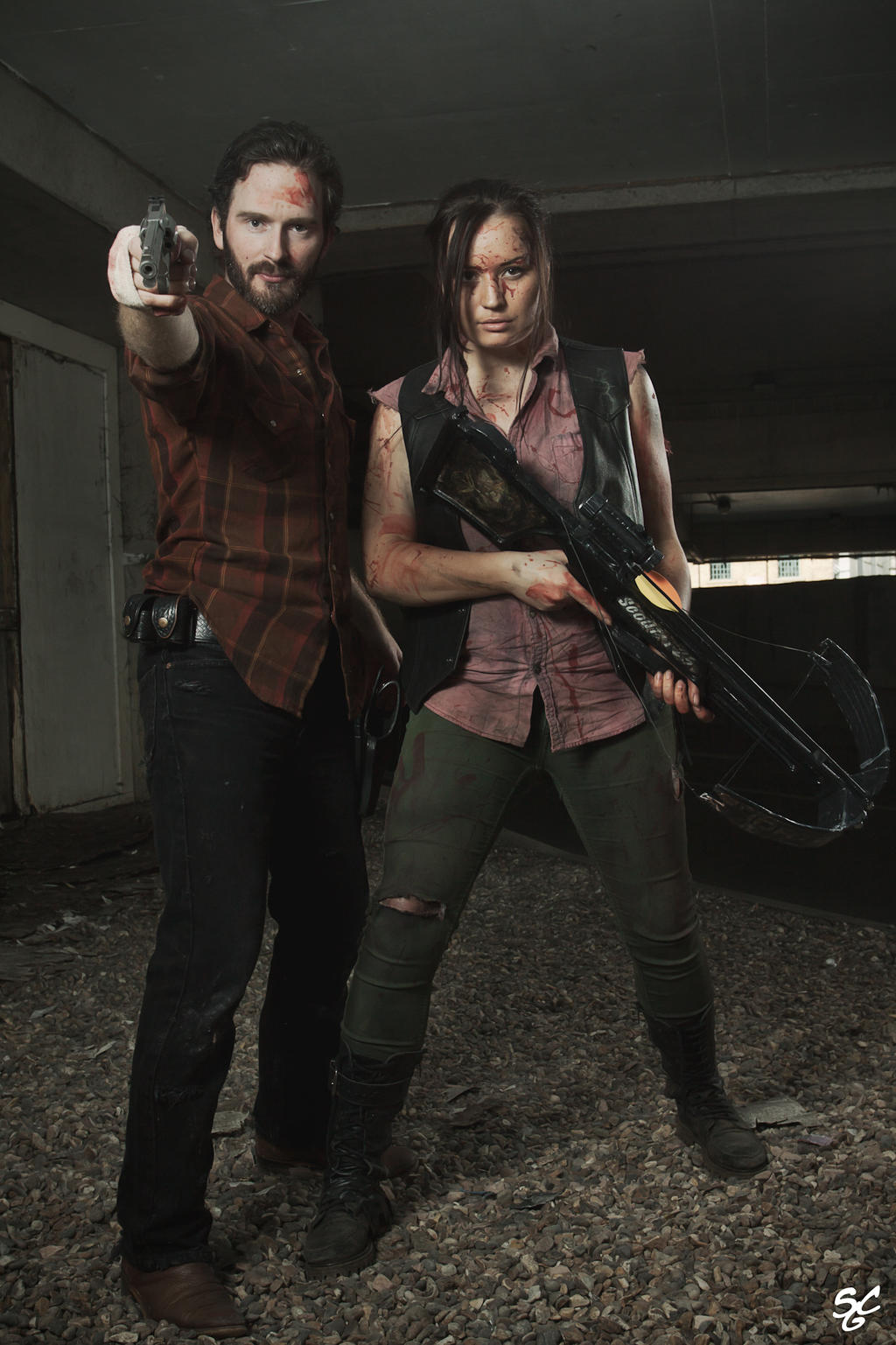 Rick and Daryl