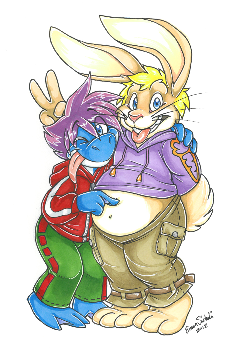 Commish - Smiler and Zeb