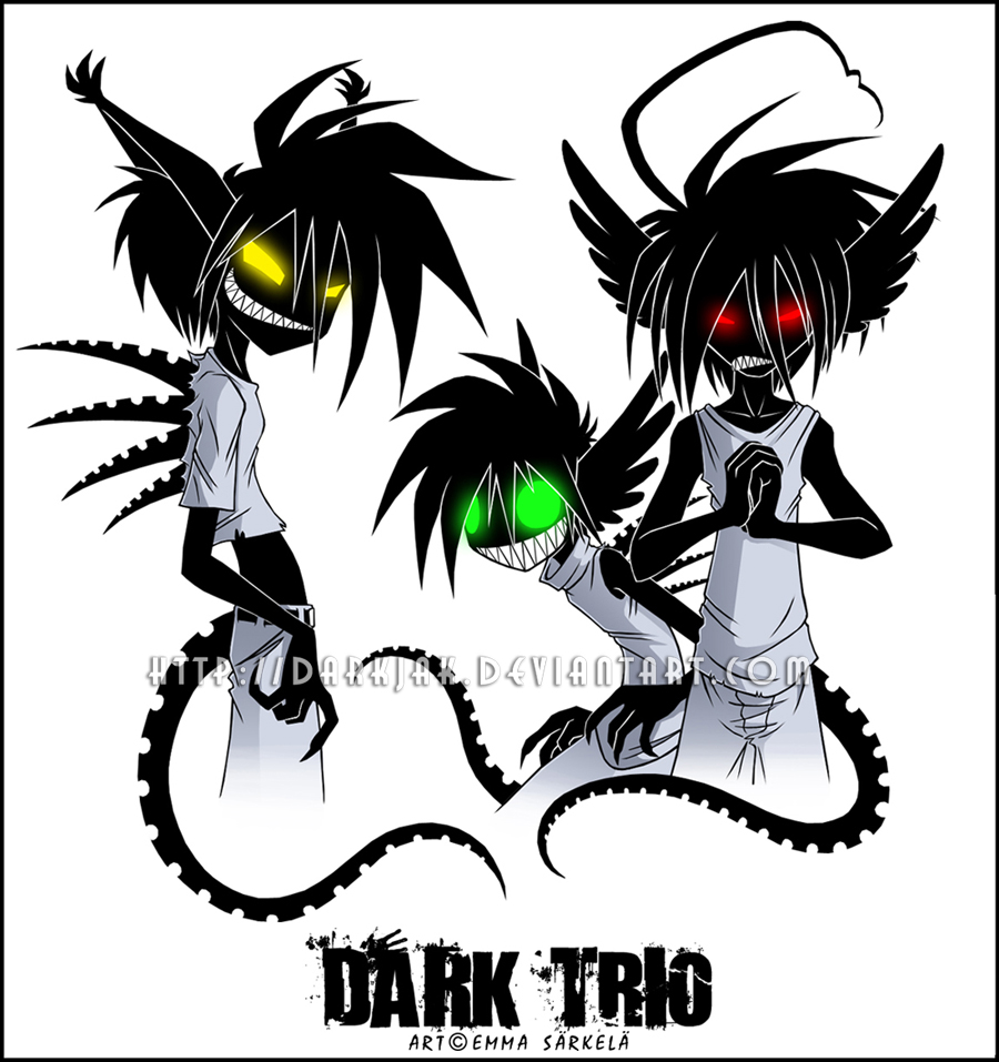 Dark Trio by ZombiDJ on DeviantArt