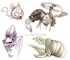 Oddworld Sketches